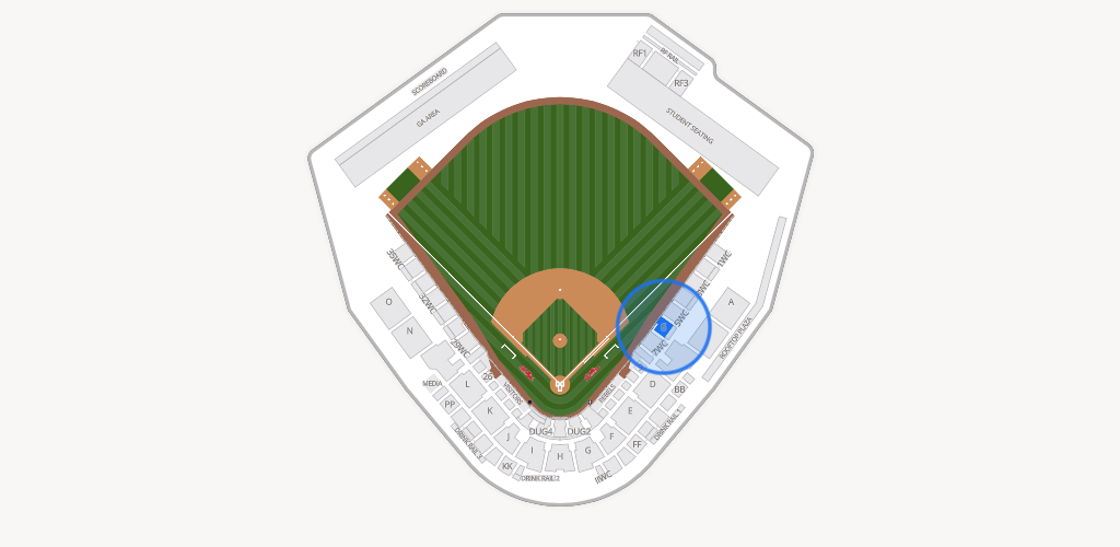 Swayze Field Seating Chart
