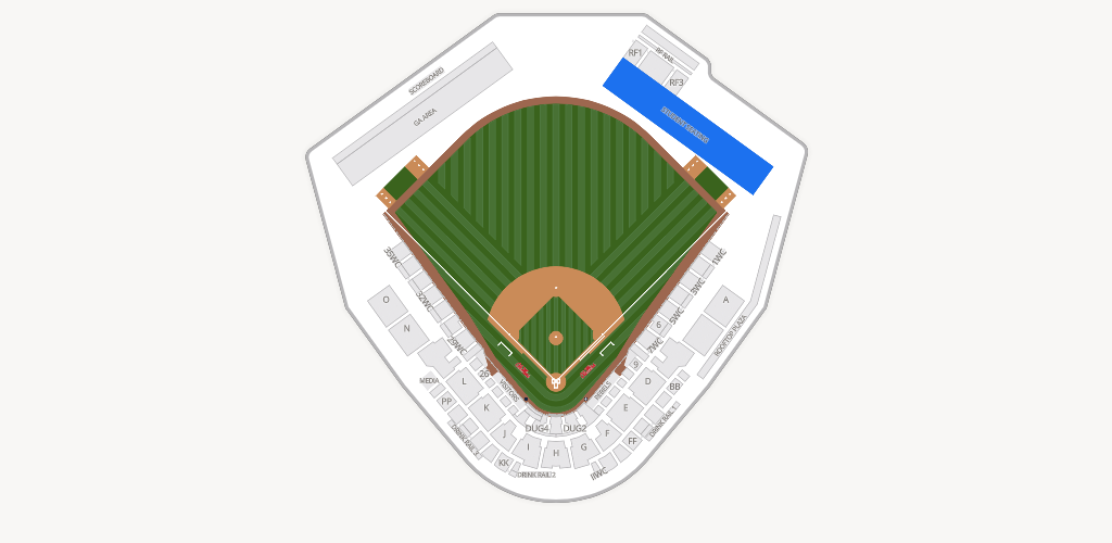 Swayze Field Seating Chart