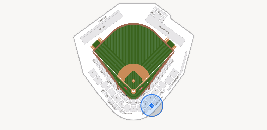 Swayze Field Seating Chart