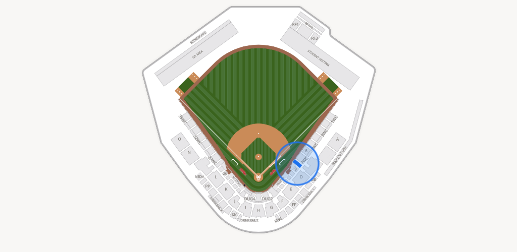 Swayze Field Seating Chart