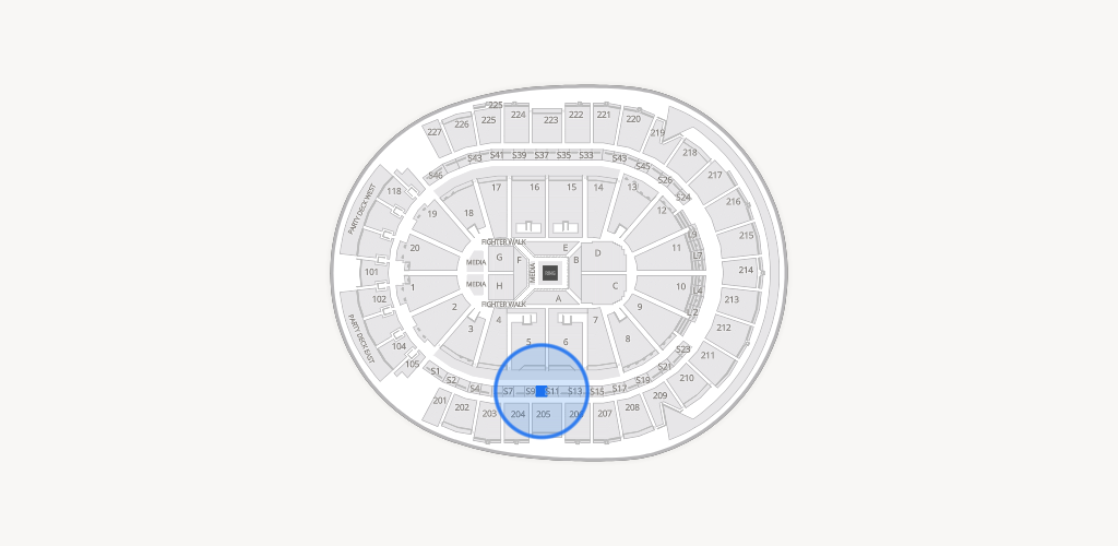 T-Mobile Arena Seating Chart