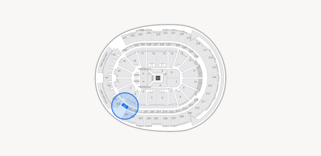 T-Mobile Arena Seating Chart
