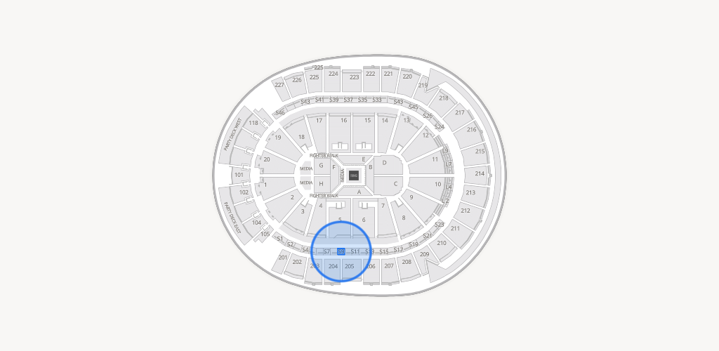 T-Mobile Arena Seating Chart