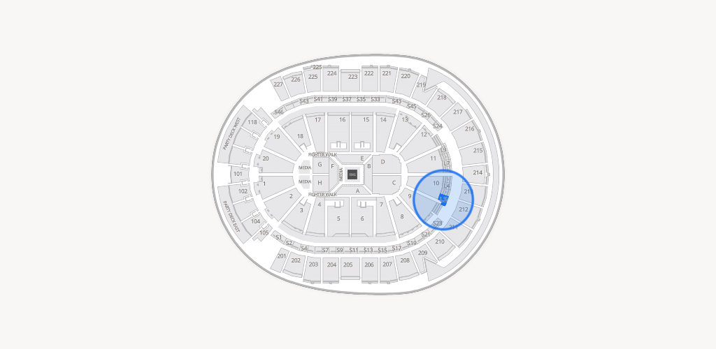 T-Mobile Arena Seating Chart