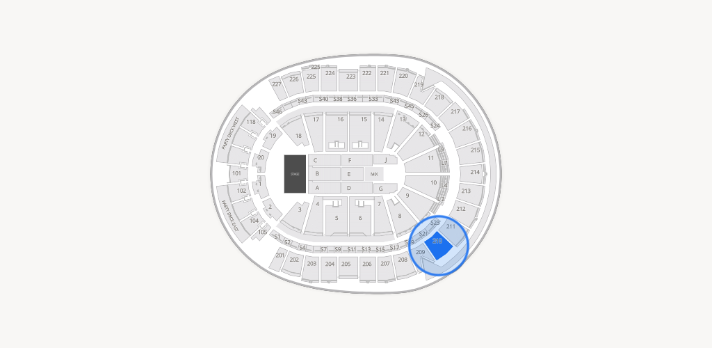 T-Mobile Arena Seating Chart