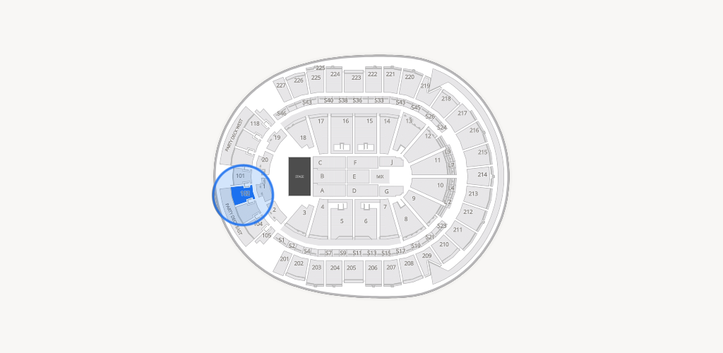 T-Mobile Arena Seating Chart