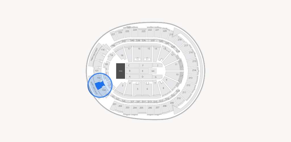 T-Mobile Arena Seating Chart