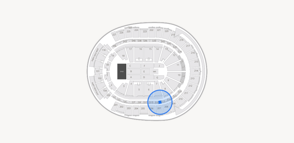 T-Mobile Arena Seating Chart