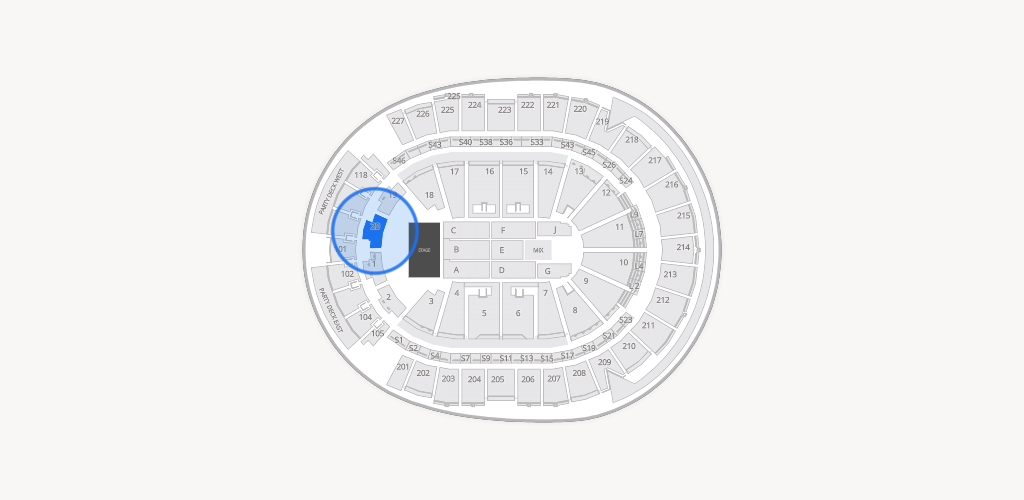 T-Mobile Arena Seating Chart