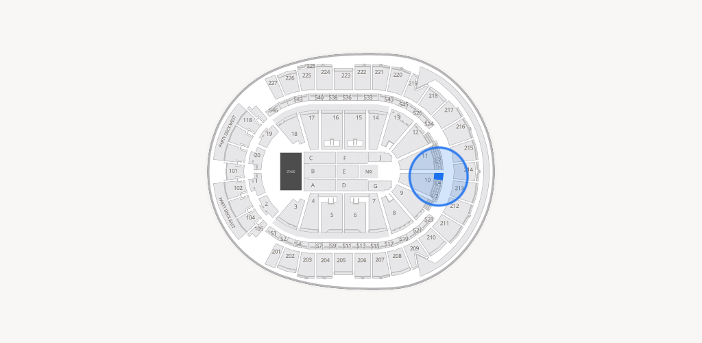 T-Mobile Arena Seating Chart