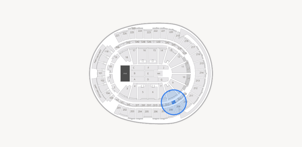 T-Mobile Arena Seating Chart