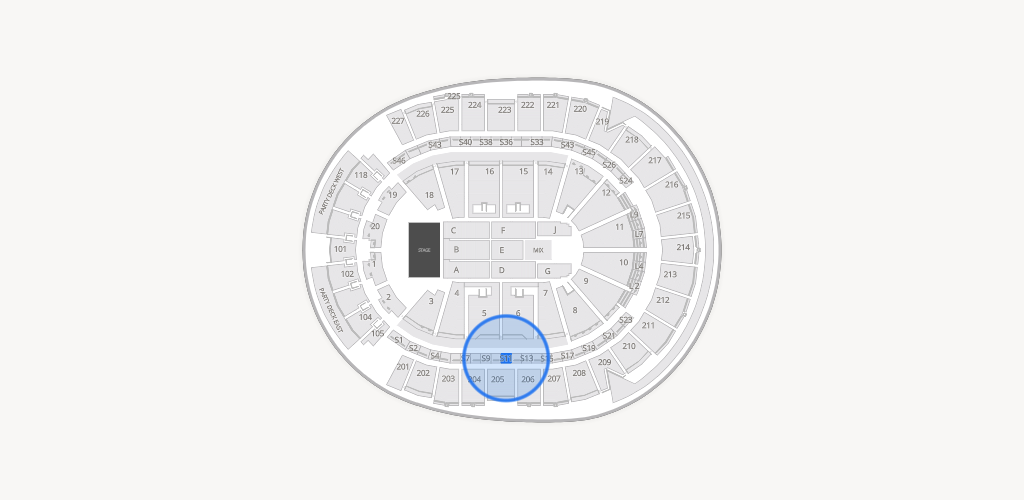 T-Mobile Arena Seating Chart