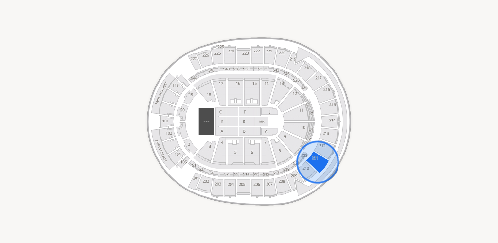 T-Mobile Arena Seating Chart