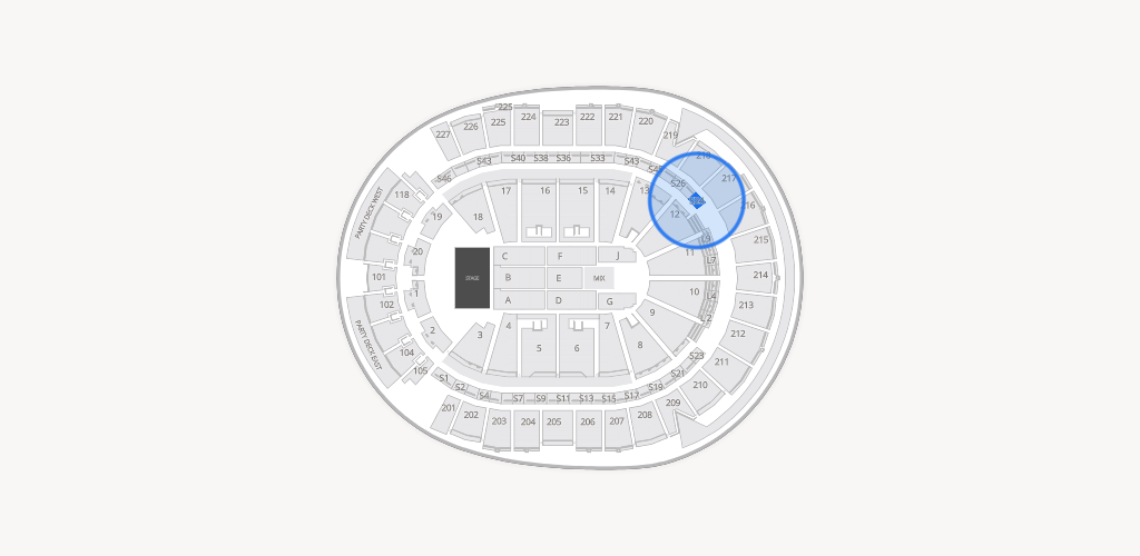 T-Mobile Arena Seating Chart