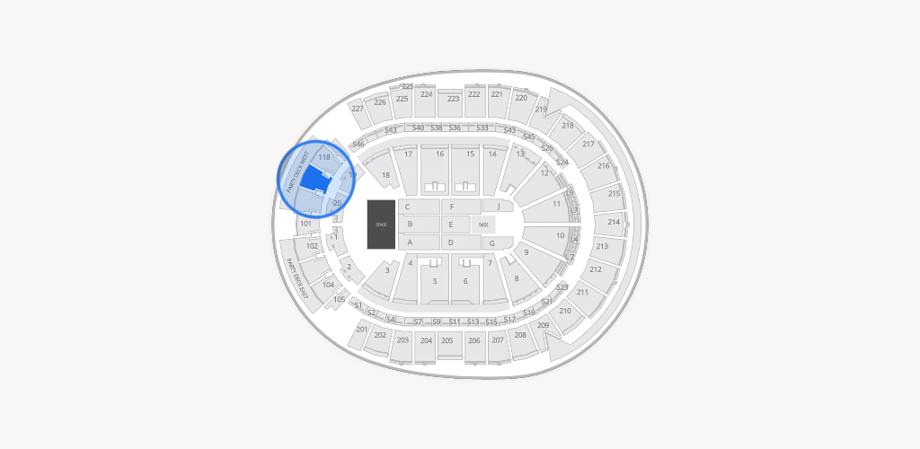 T-Mobile Arena Seating Chart