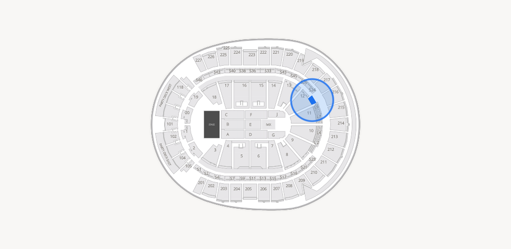 T-Mobile Arena Seating Chart