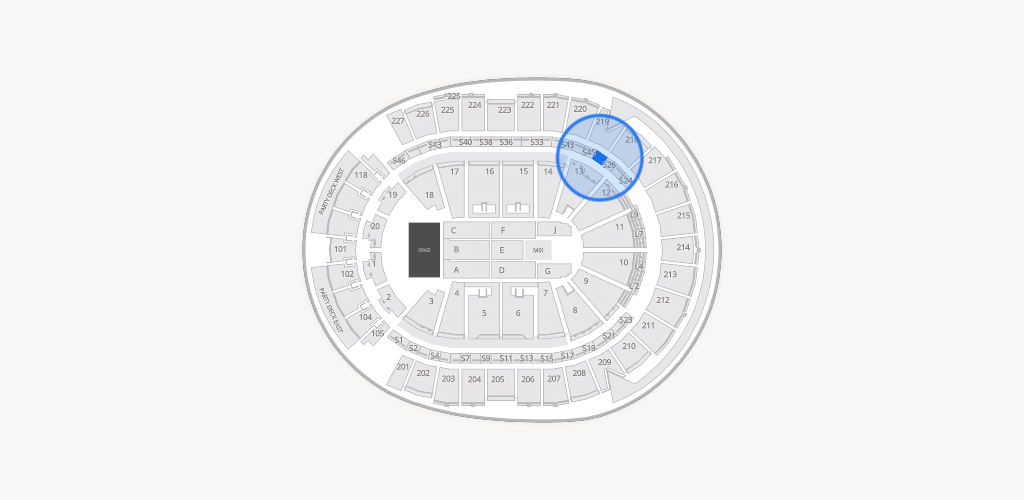 T-Mobile Arena Seating Chart