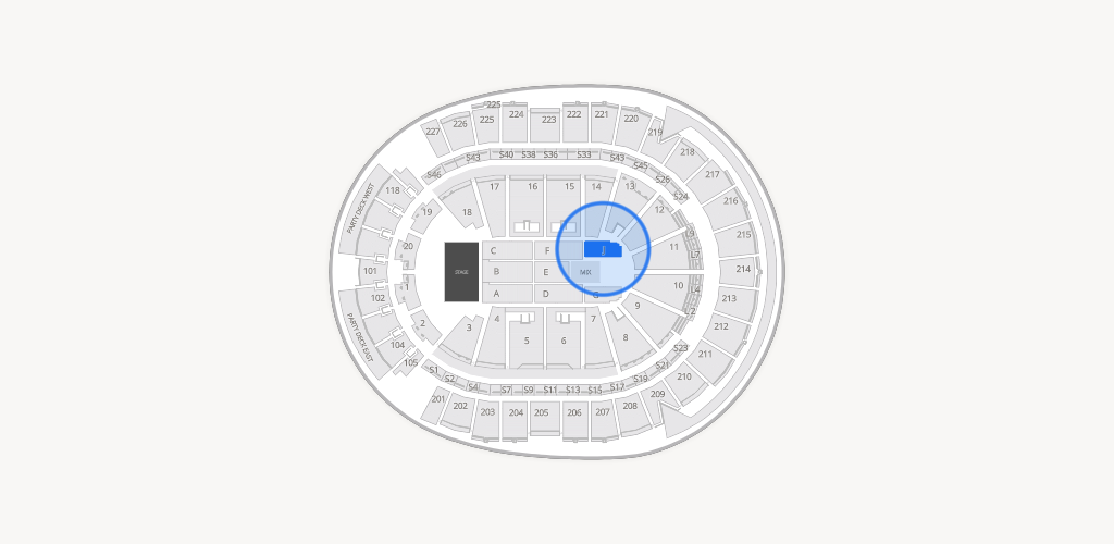 T-Mobile Arena Seating Chart