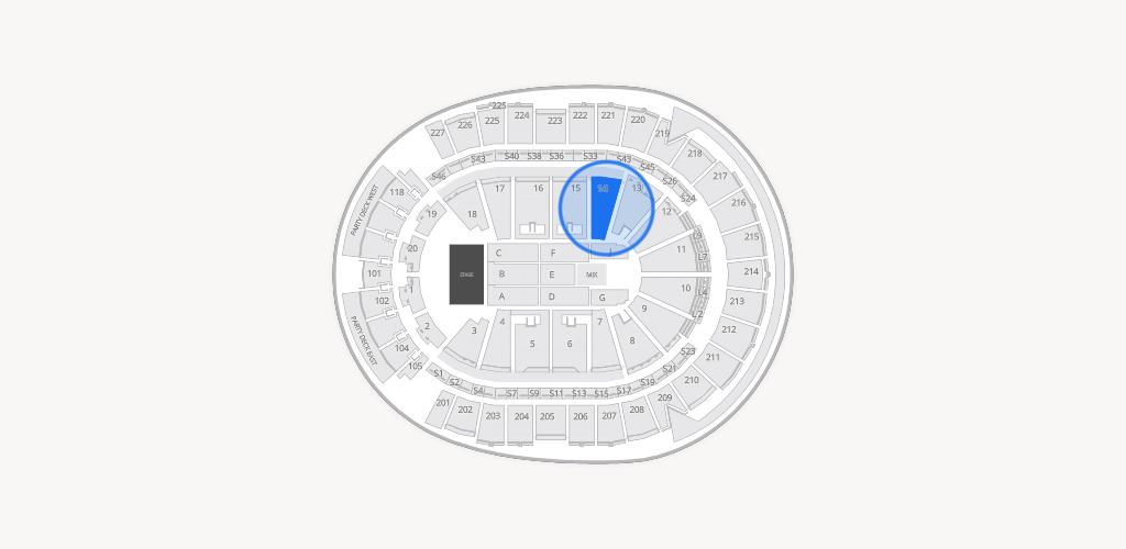 T-Mobile Arena Seating Chart