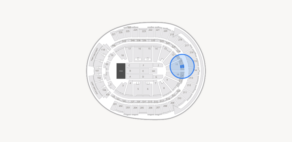 T-Mobile Arena Seating Chart