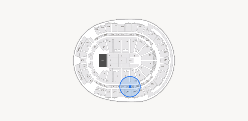 T-Mobile Arena Seating Chart
