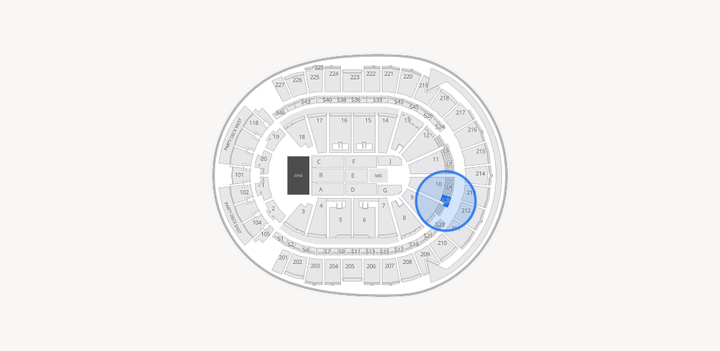T-Mobile Arena Seating Chart