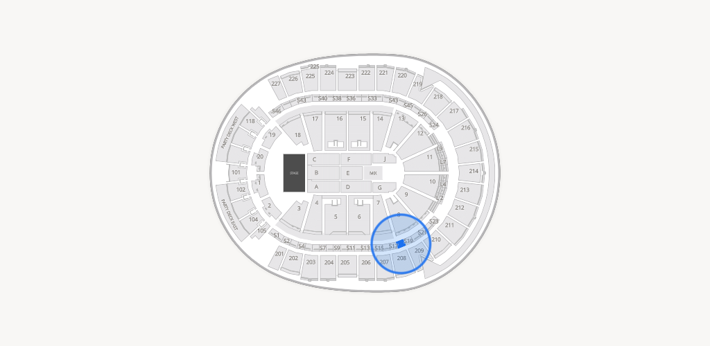 T-Mobile Arena Seating Chart