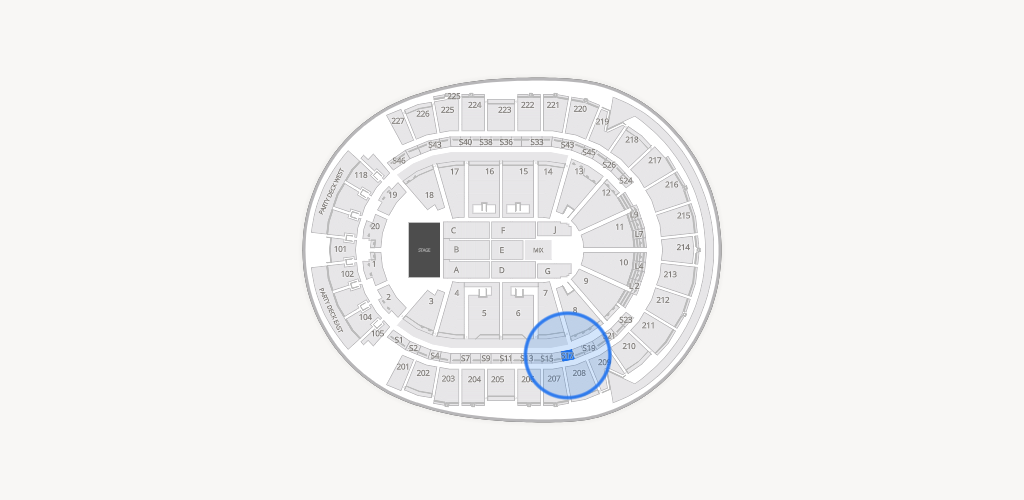 T-Mobile Arena Seating Chart
