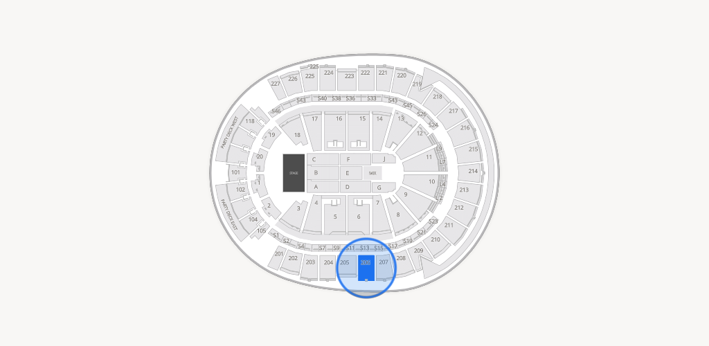 T-Mobile Arena Seating Chart