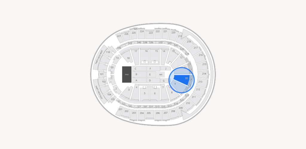 T-Mobile Arena Seating Chart