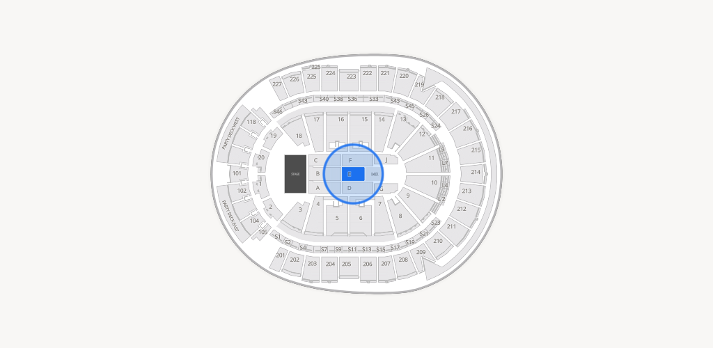T-Mobile Arena Seating Chart