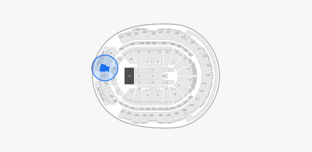 T-Mobile Arena Seating Chart