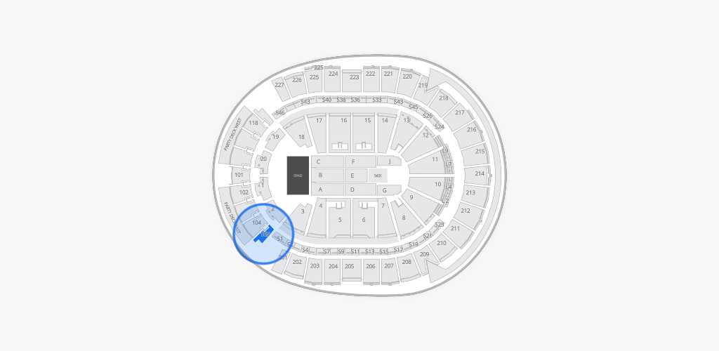 T-Mobile Arena Seating Chart