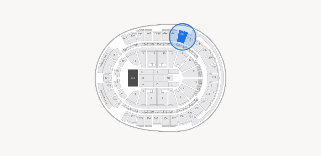 T-Mobile Arena Seating Chart