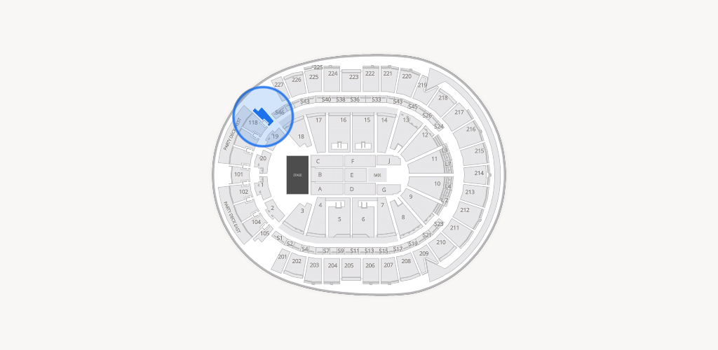 T-Mobile Arena Seating Chart