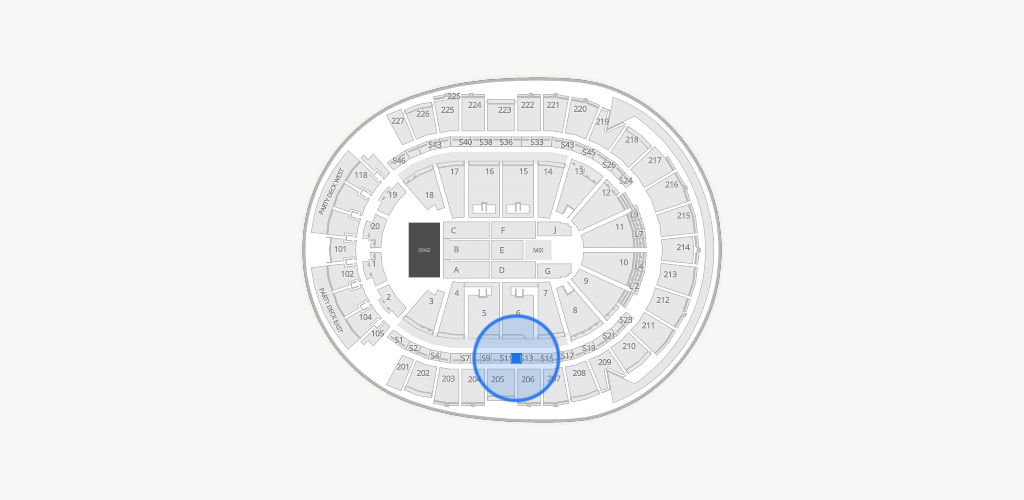 T-Mobile Arena Seating Chart