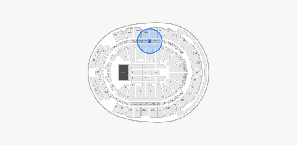 T-Mobile Arena Seating Chart