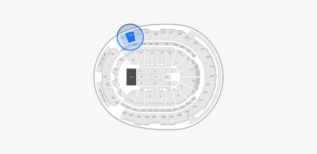 T-Mobile Arena Seating Chart