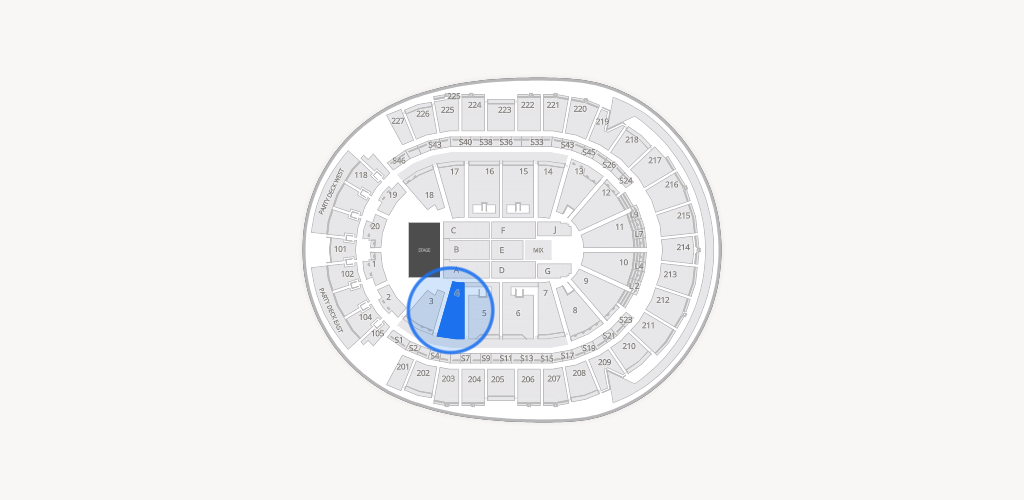 T-Mobile Arena Seating Chart