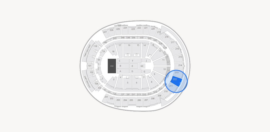 T-Mobile Arena Seating Chart