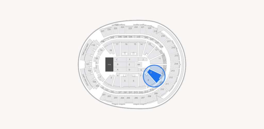 T-Mobile Arena Seating Chart