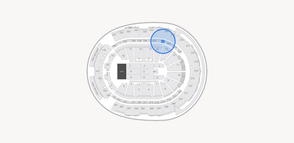 T-Mobile Arena Seating Chart