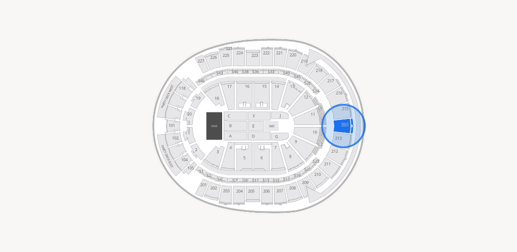 T-Mobile Arena Seating Chart