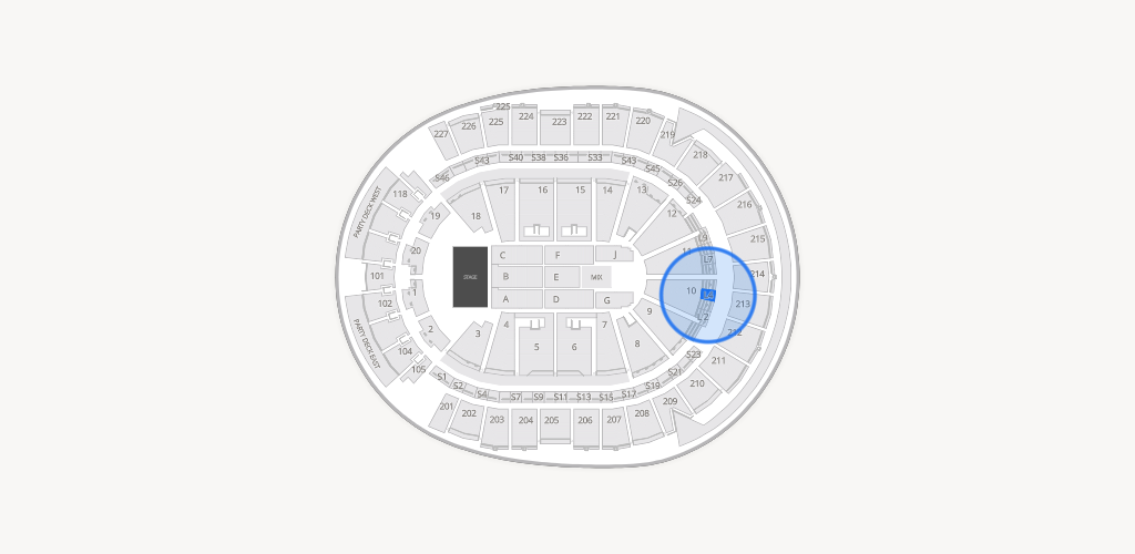 T-Mobile Arena Seating Chart