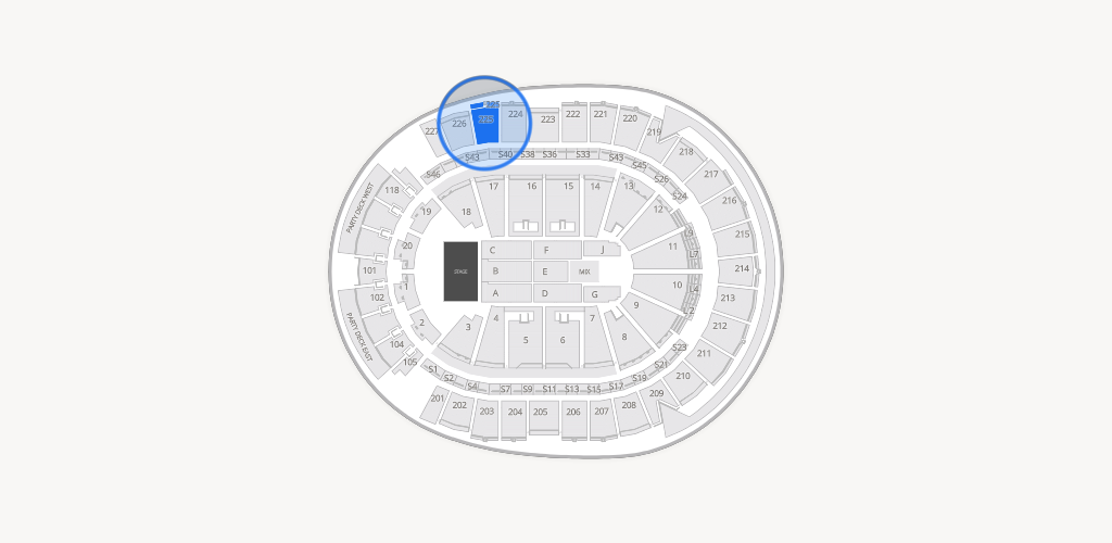 T-Mobile Arena Seating Chart