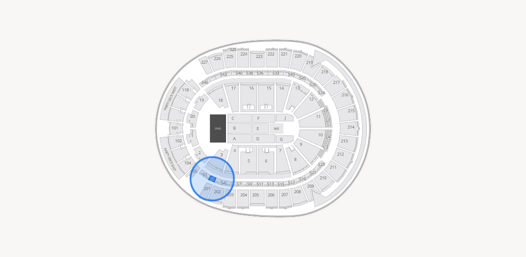 T-Mobile Arena Seating Chart