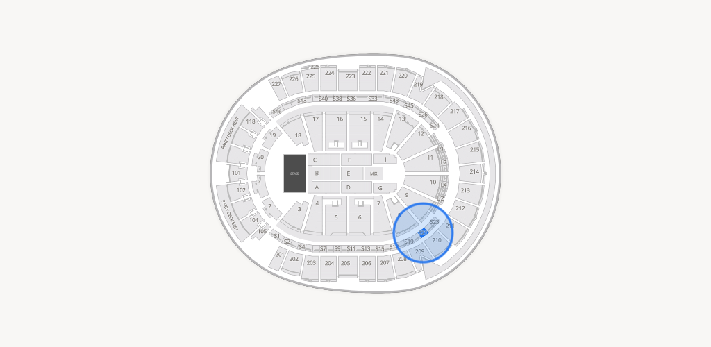 T-Mobile Arena Seating Chart