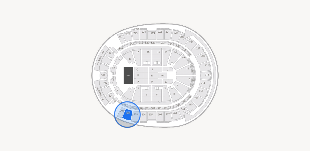 T-Mobile Arena Seating Chart
