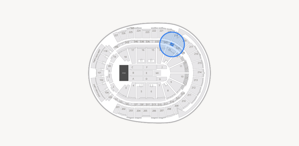 T-Mobile Arena Seating Chart
