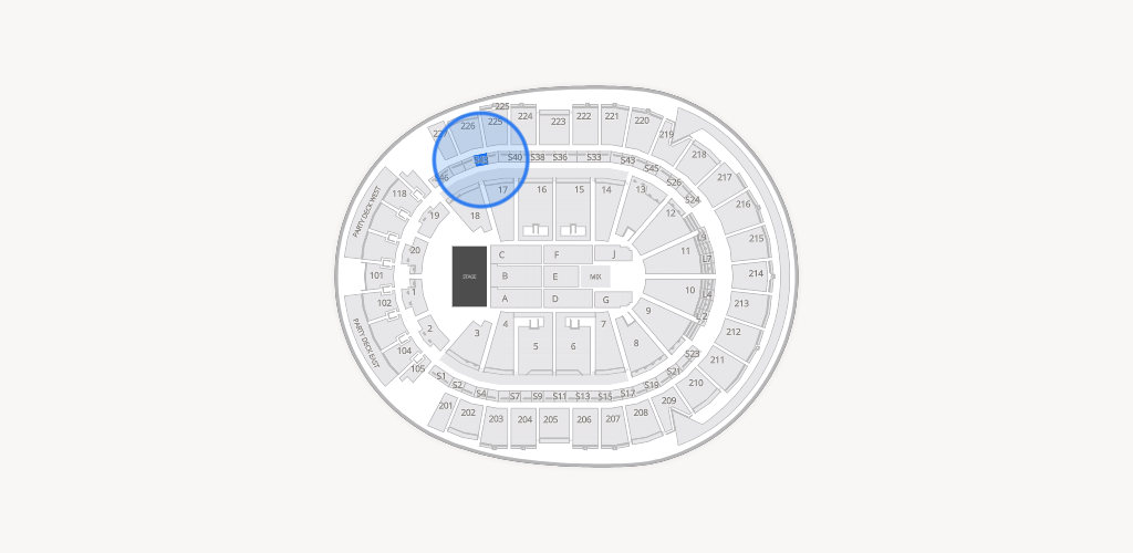 T-Mobile Arena Seating Chart